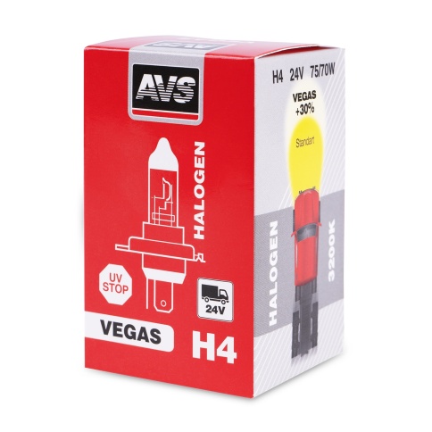 Галогенная лампа AVS Vegas H4.24V.75/70W.1шт. фото 4