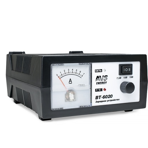 Зарядное устройство для автомобильного аккумулятора AVS BT-6020 (7A) 6/12V (уценённый товар) фото 2