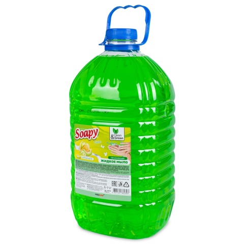 Жидкое мыло "Soapy" Light "Зеленая дыня" 5 л. Clean&Green CG8230 фото 3