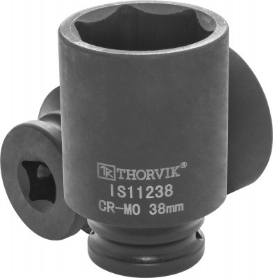 Головка торцевая ударная глубокая 1/2"DR, 38 мм, Thorvik IS11238 (53462) фото 1