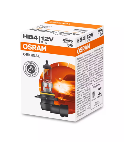 Автолампа галогенная HB4 (51W P22D) ORIGINAL LINE 12V OSRAM фото 1