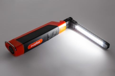 Фонарь светодиодный аккумуляторный, переносной, складной, со световым пучком 500+200 Лм, Ombra A9006 фото 1