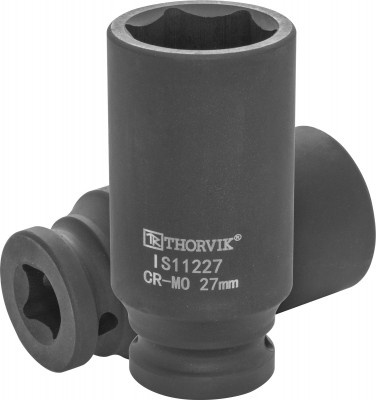 Головка торцевая ударная глубокая 1/2"DR, 27 мм, Thorvik IS11227 (53455) фото 1