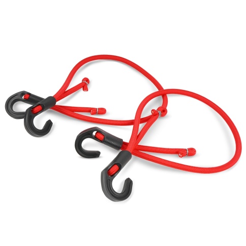 Резинка крепления груза 80 см х 8 мм, 2 шт (пластик.крючки) AVS TL-03 фото 1