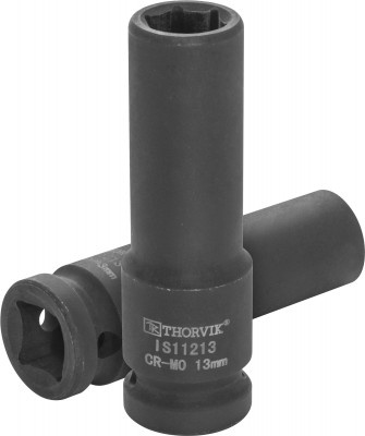Головка торцевая ударная глубокая 1/2"DR, 13 мм, Thorvik IS11213 (53436) фото 1