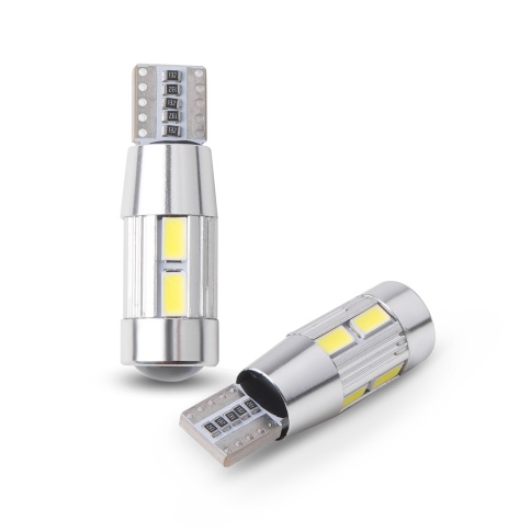 C024 T10/белый/ (W2.1x9.5d)CANBUS 8SMD 5630,коробка 2 шт. фото 2