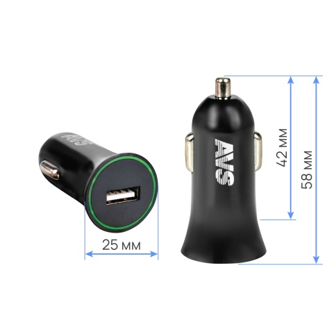 Автомобильное ЗУ AVS ST-05, 1 USB, 2.4 А, 12 Вт (A07980S) фото 4