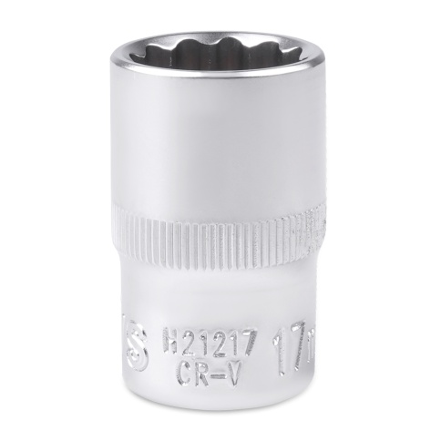 Головка торцевая 12-гранная 1/2''DR (17 мм) AVS H21217 фото 1