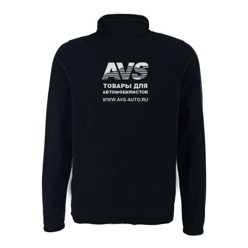 Толстовка флисовая черная (размер 2XL 54-56) AVS фото 2