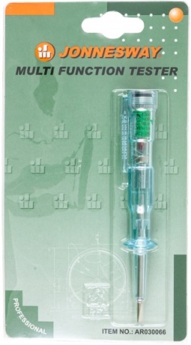 Отвертка индикаторная многофункциональная 110-250V, Jonnesway AR030066 (46345) фото 2