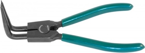 Щипцы для стопорных колец с удлиненными губками 216 мм, разжим загнутый, Jonnesway P9508D фото 3