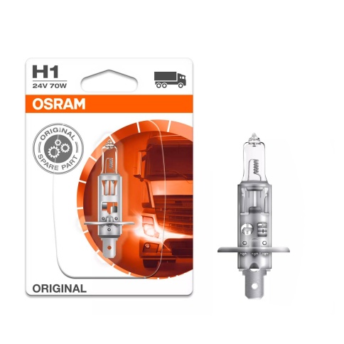 Автолампа галогенная H1 (70W P14.5S) ORIGINAL LINE 24V OSRAM фото 1