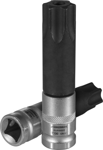 Головка торцевая 1/2 DR, с вставкой Torx T-100, L-100 мм, Jonnesway AL010222 фото 1