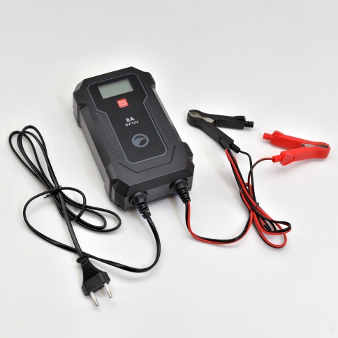 Автоматическое зарядное устройство для 6 и 12 вольтовых АКБ, BERKUT BC-08A (9 стадий зарядки) фото 4