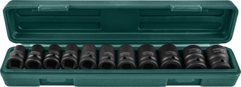 Набор головок ударных 1/2 DR, 10-24 мм, 11 шт., Jonnesway S03A4111S фото 4