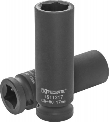 Головка торцевая ударная глубокая 1/2"DR, 17 мм, Thorvik IS11217 (53440) фото 1
