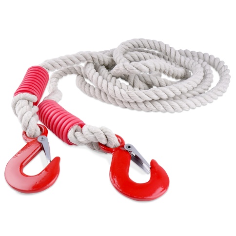 Трос-канат буксировочный с крюками AVS KT-3000 3т 4м, в пакете фото 1