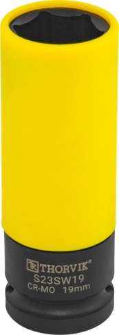 Головка ударная удлиненная тонкостенная 1/2"DR для легкосплавных дисков,19мм,Thorvik S23SW19 (54462) фото 1