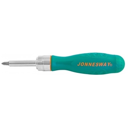 Отверточная рукоятка трещоточная с набором бит, 19 предметов, Jonnesway DR0119S фото 4