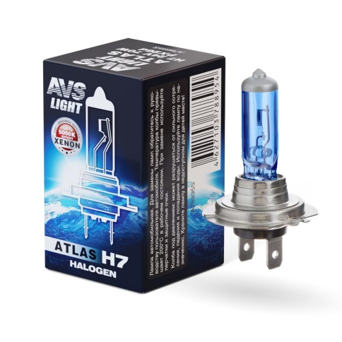 Галогенная лампа AVS ATLAS BOX/5000К/ H7.24V.70W.коробка 1шт. фото 1