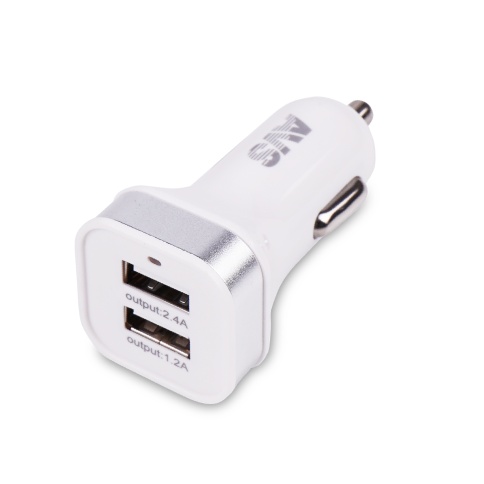 USB автомобильное зарядное устройство AVS 2 порта UC-323 (3,6А) фото 3