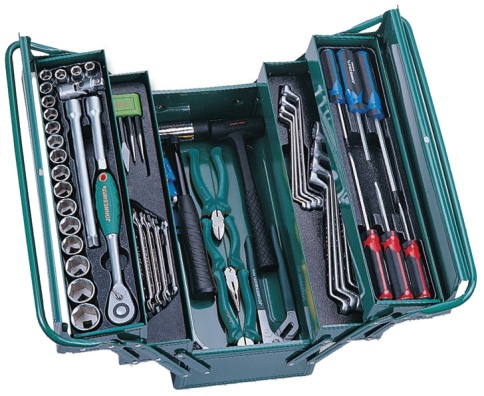 Ящик с инструментами, 66 предметов, Jonnesway C-3DH203 фото 1