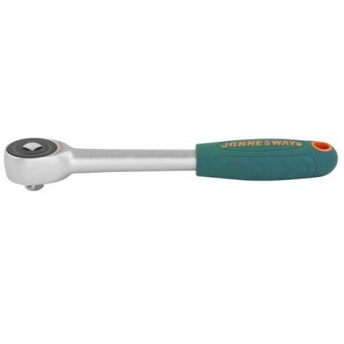 Рукоятка трещоточная ротационная со сквозным приводом 1/4 DR, 60 зубцов, 180мм, Jonnesway R6602 (462 фото 1
