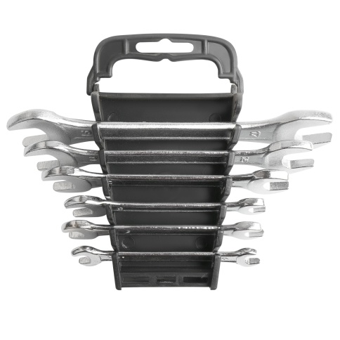 Набор ключей гаечных рожковых на держателе (6-17 мм) (6 предметов) JT KJ1N6P фото 9