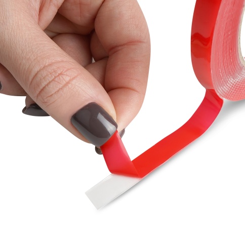 Лента клейкая двусторонняя AVS SCH-027 9 mm x 5 m акриловая основа (прозрачная) фото 2