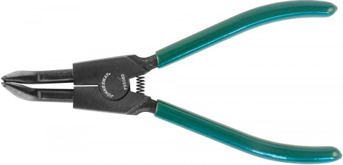 Щипцы для стопорных колец с удлиненными губками 216 мм, разжим загнутый, Jonnesway P9508D фото 2