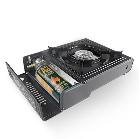 Плита газовая портативная в кейсе AVS GS-02 (встроен.переходник)  фото 2