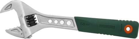 Разводной ключ эргономичный, 0-19 мм, L-150 мм, Jonnesway W27AT6 фото 2