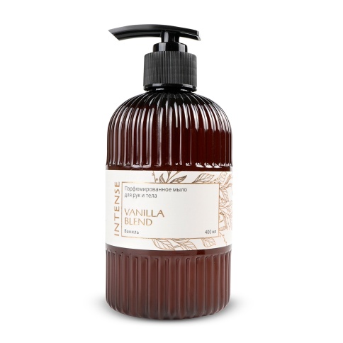 Жидкое мыло парфюм. Intense "Vanilla Blend/Ваниль" 400 мл. с дозатором Clean&Green CG8514 фото 1