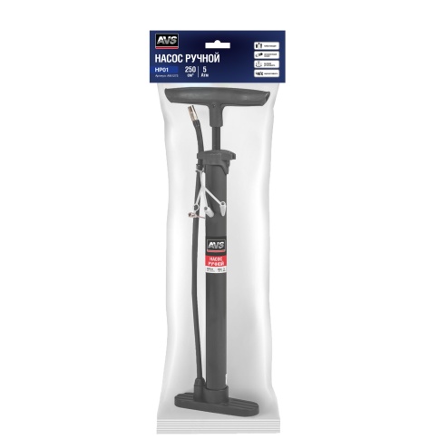 Насос ручной AVS HP01 (без манометра, 250 см3, 5 атм) фото 2