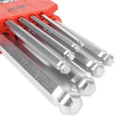 Набор ключей торцевых шестигранных шаровых 8 предметов (3-12мм)AVS HKS-8B фото 2