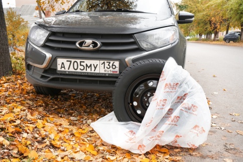 Мешки для колес R22 AVS MK-2022 повыш.прочн., 20 шт в рулоне, 25 мкм 115х115 см фото 3