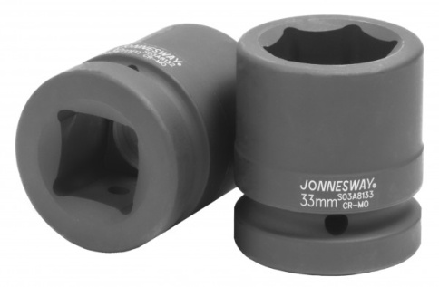 Головка торцевая ударная 1 DR, 33 мм, Jonnesway S03A8133 фото 1