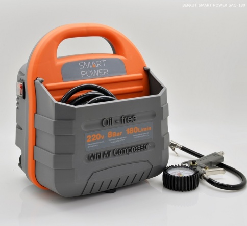 Компрессор универсальный от 220V, BERKUT SMART POWER SAC-180 фото 1