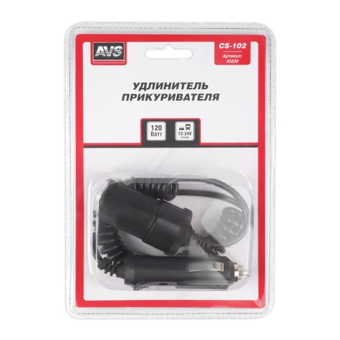 Удлинитель прикуривателя AVS 12/24 CS102 фото 4