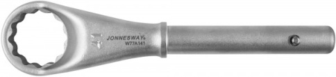 Ключ накидной усиленный, 41 мм, d21.5/265 мм, Jonnesway W77A141 (46324) фото 2