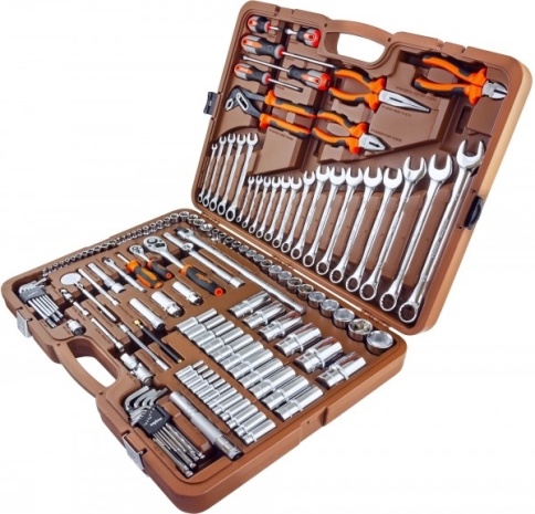 Универсальный набор инструментов Ombra OMT141S, 141 предмет фото 5