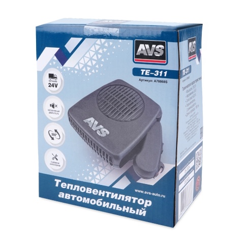 Тепловентилятор автомобильный AVS TE-311 24В (3 реж.)150 W. фото 6