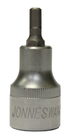 Головка торцевая 1/2 DR, с шестигранной вставкой Hex 5 мм, L-55 мм, Jonnesway S09H405 фото 1