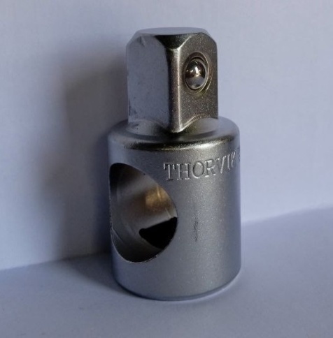 Переходник 3-х сторонний 1/2"(M) x 3/8"(F), Thorvik S1AT32 (54223) фото 3