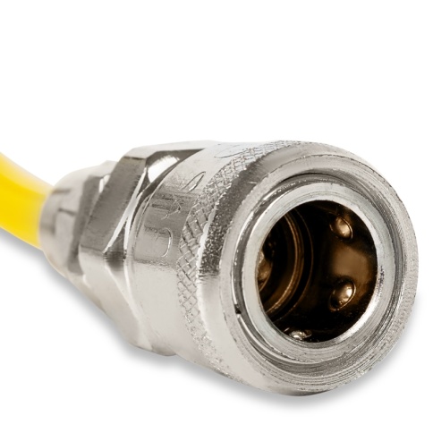 Универсальный шланг-удлинитель с манометром для автомобильных компрессоров HS-01 фото 3