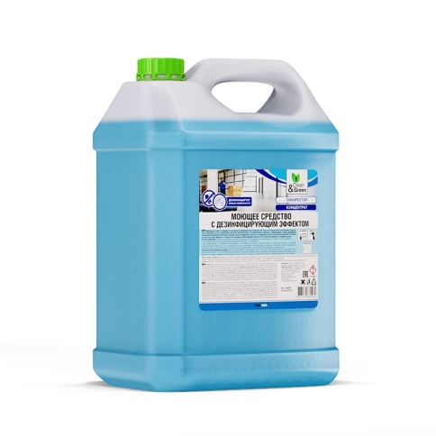 Моющее средство с дезинфицирующим эффектом "Disinfector" (концентрат) 5 кг. Clean&Green CG8006 фото 2