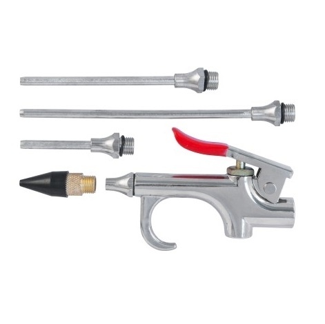 Пистолет продувочный с насадками в наборе, 5 предметов, Thorvik ABGK5 (52645) фото 4