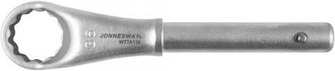 Ключ накидной усиленный, 36 мм, d21.5/245 мм, Jonnesway W77A136 (46322) фото 2