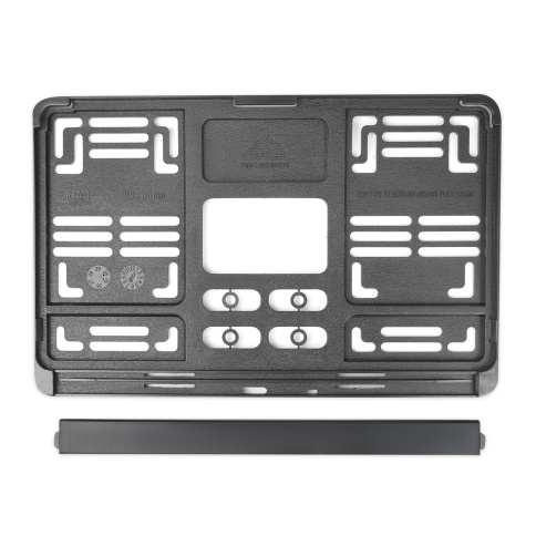 Рамка под номерной знак япон./амер. авто, 290*170 мм (черная) AVS RN-23 фото 2