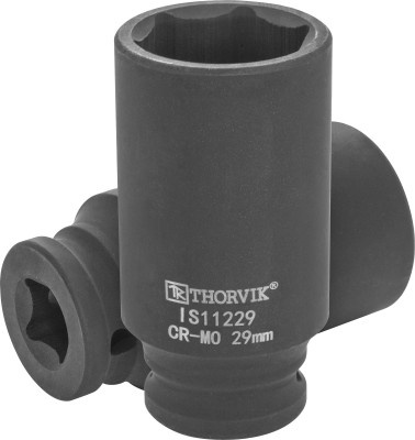 Головка торцевая ударная глубокая 1/2"DR, 29 мм, Thorvik IS11229 (53457) фото 1